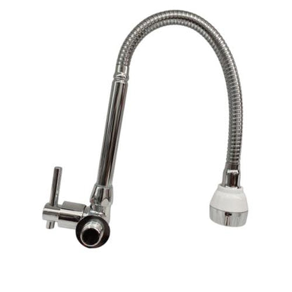 1/2 IN / HANDLE 1087 Kran Angsa Fleksibel Sink BCP Tembok Stainless