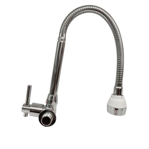 1/2 IN / HANDLE 1087 Kran Angsa Fleksibel Sink BCP Tembok Stainless