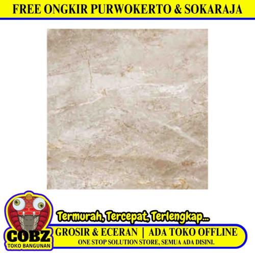 60 CM x 60 CM / SERENITY PENINSULA CREAM Granit Lantai Teras Garasi Matte Dus