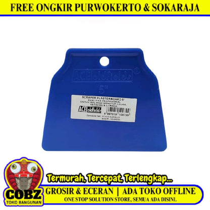 5 IN / ACE OLDFIELDS Sekrap Daun Kape Scrapper Cat Perata Acian Plastik PVC