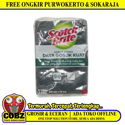 SCOTCH BRITE Spons Busa Sabut Cuci Piring Gelas Anti Gores