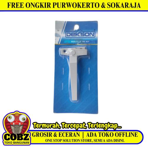 DEKSON CH4 SLR Rambuncis Handle Slot Grendel Kunci Jendela Kanan SS Silver