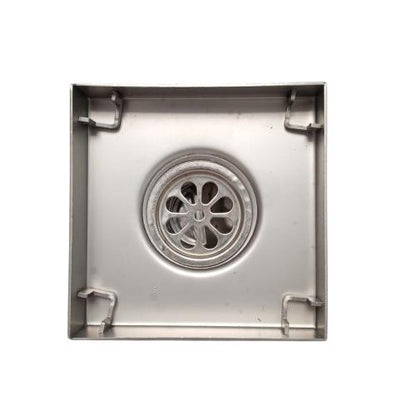 4 IN / CARLO FIOTINI Saringan Got Leher Panjang Floor Drain Stainless