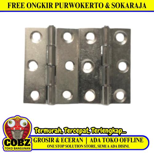 2 IN / HOLY Engsel Kupu Kupu Pintu Jendela Hinge Stainless Set