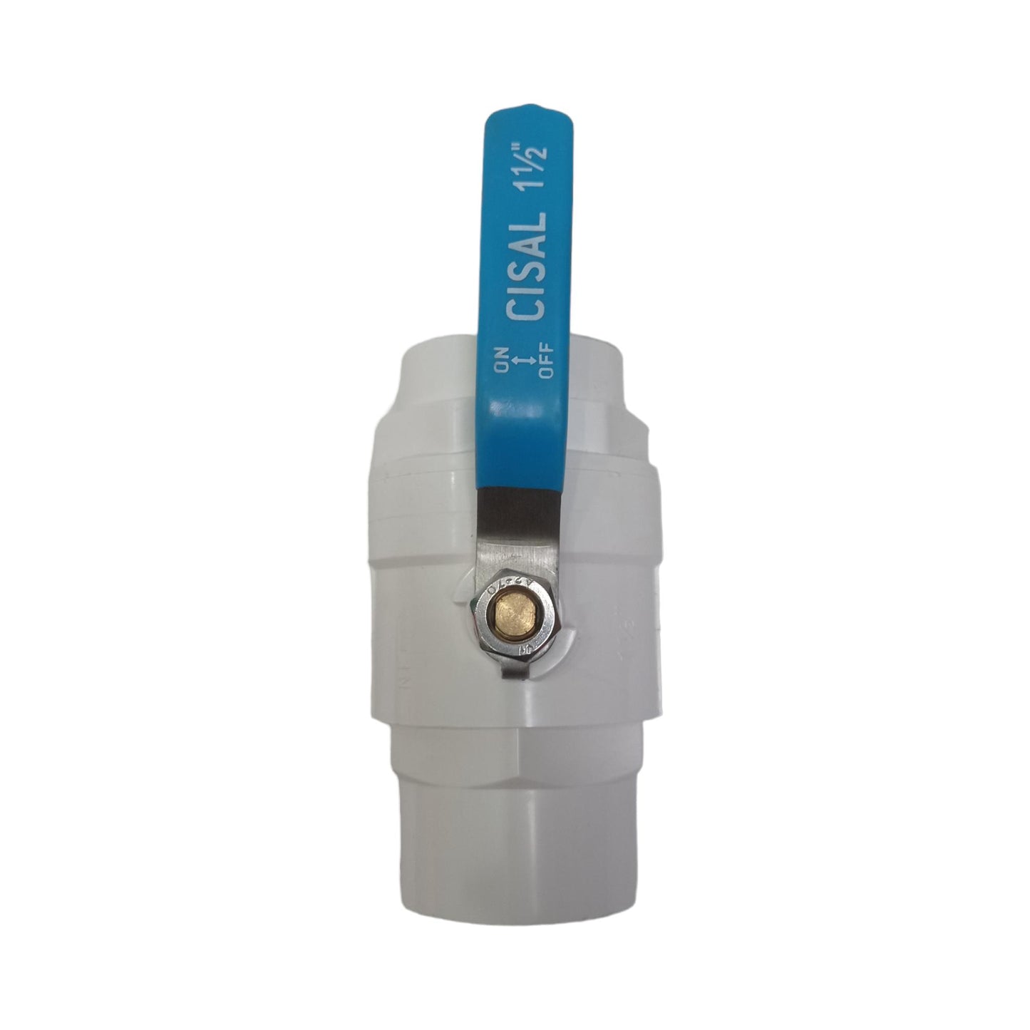 1 1/2 IN / CISAL Stop Kran Polos Ball Valve Engkol Plastik PVC