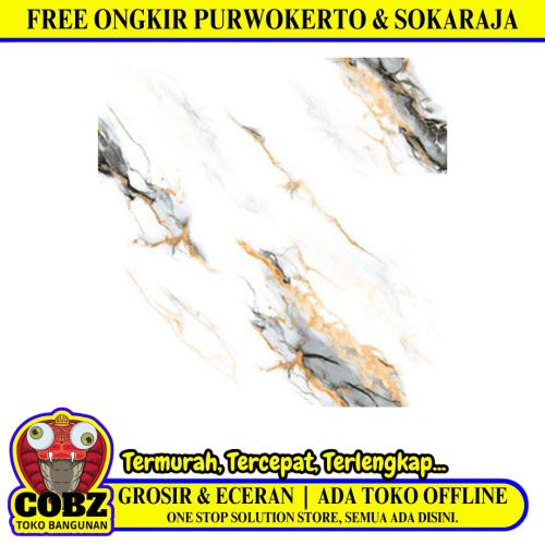 50 CM x 50 CM / UNO REC MARJORIE Keramik Lantai Rumah Glossy Grey Dus