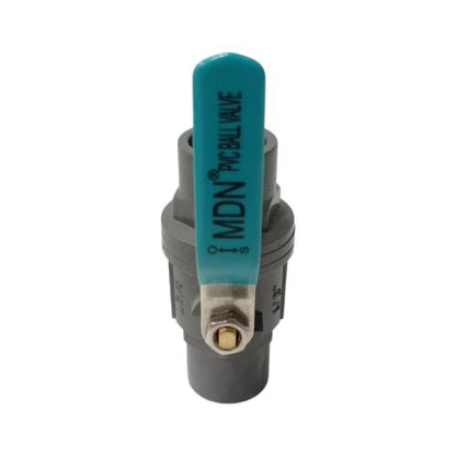 1/2 IN / MDN 501 Stop Kran Polos Ball Valve Engkol Plastik PVC