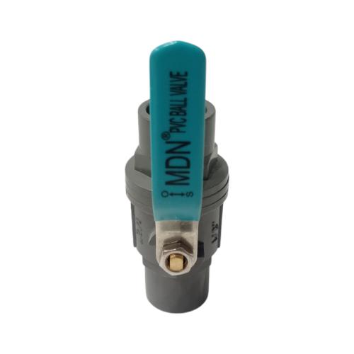 1/2 IN / MDN 501 Stop Kran Polos Ball Valve Engkol Plastik PVC