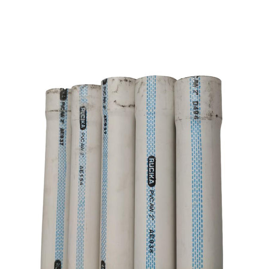 2 IN x 400 CM / RUCIKA AW Lis Biru Pipa Pralon Paralon PVC Putih Batang