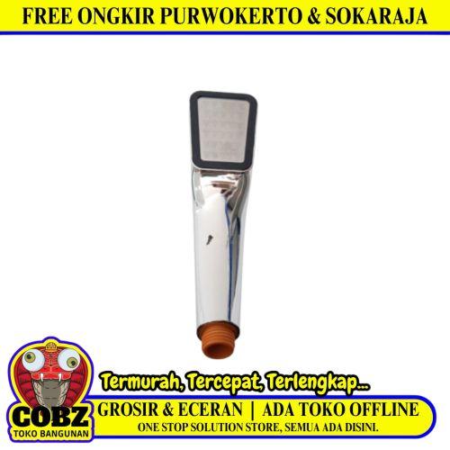 1/2 IN / COBZ Kepala Shower Tangan Kamar Mandi PVC  Chrome