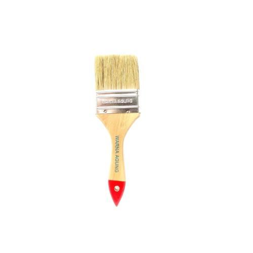2 1/2 IN / WARNA AGUNG Kuas Cat Kayu Besi Air Acrylic Paint Brush