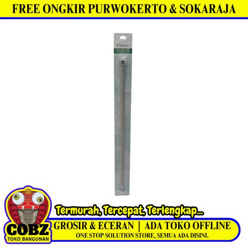 1/2 IN x 50 CM / WASSER Selang Flexsibel Sink Hose Kloset Stainless