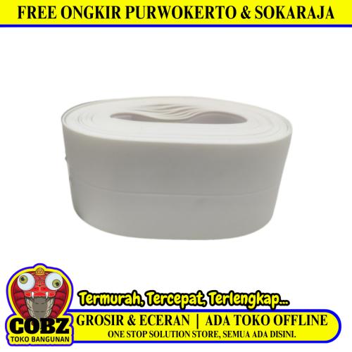 300 CM / COBZ Seal Penutup Celah Pinggiran Kloset Wastafel Putih