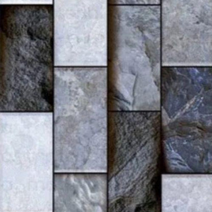 25 CM x 50 CM / UNO Prato Keramik Dinding Timbul Matt Grey Dus