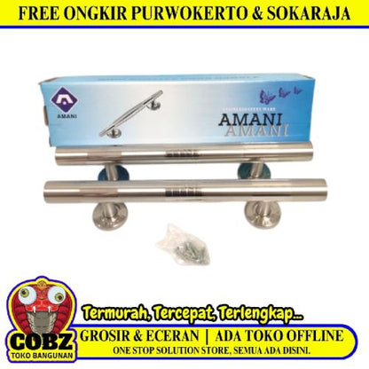 30 CM / AMANI Tarikan Pegangan Pull Handle Pintu Stainless Silver Set