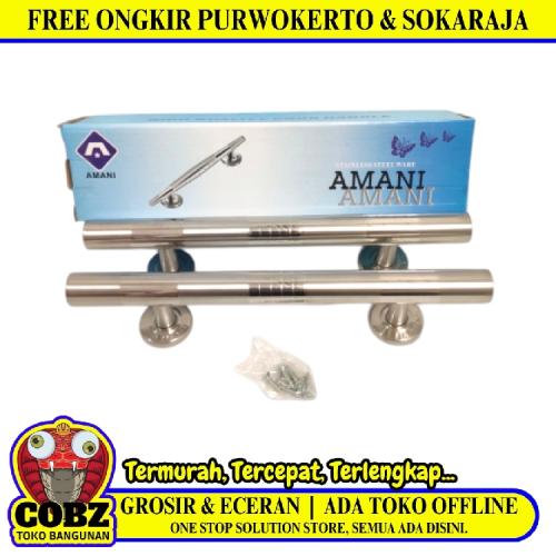 30 CM / AMANI Tarikan Pegangan Pull Handle Pintu Stainless Silver Set