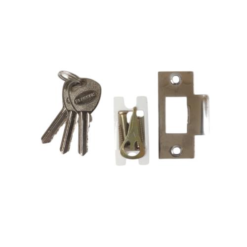 D 6.5 CM / BLOSSOM 5831SS-ET Kunci Handle Pintu Bulat Kamar Mandi Stainless SilveR Set