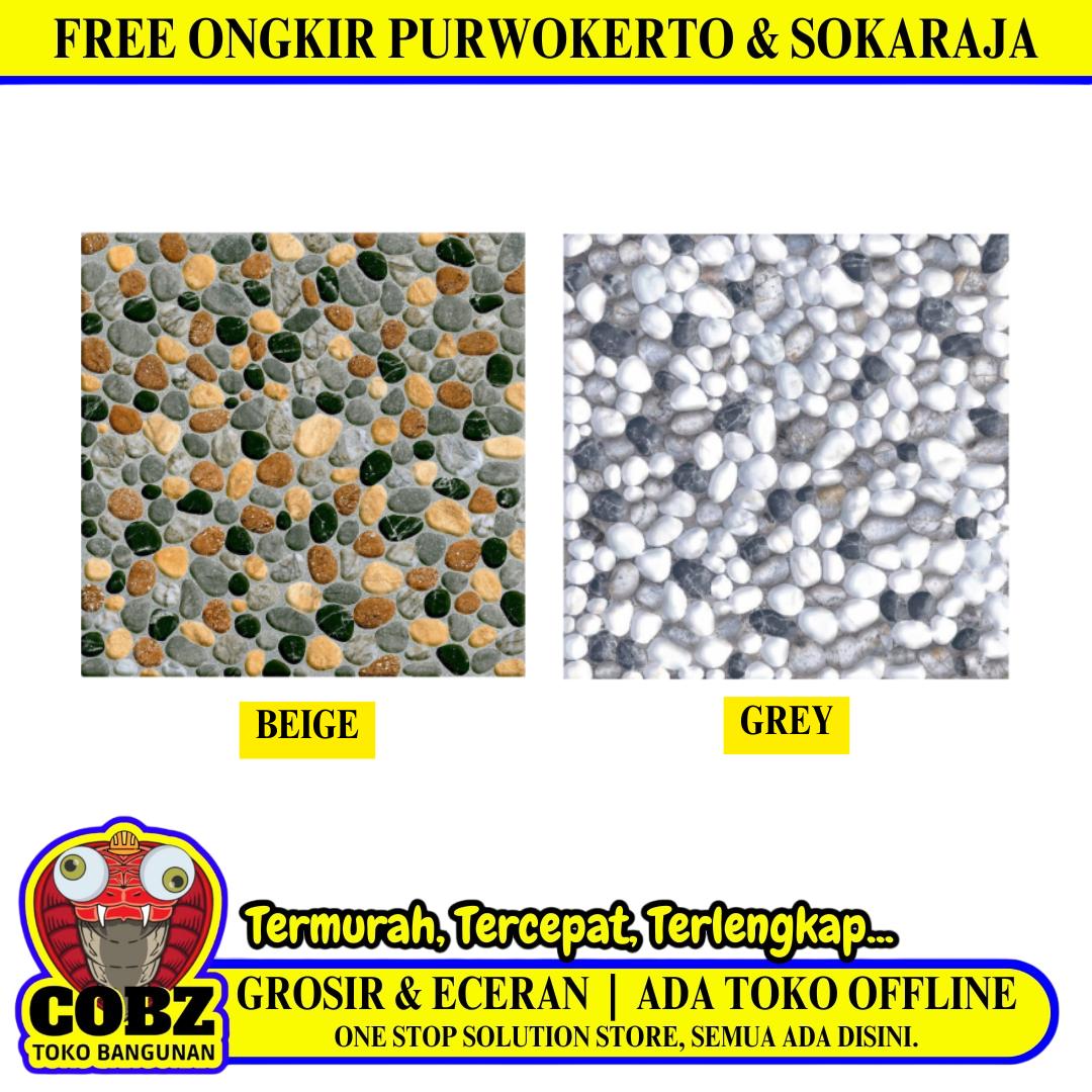 25 CM x 25 CM / UNO LOVINA Keramik Lantai Kamar Mandi Matte Dus