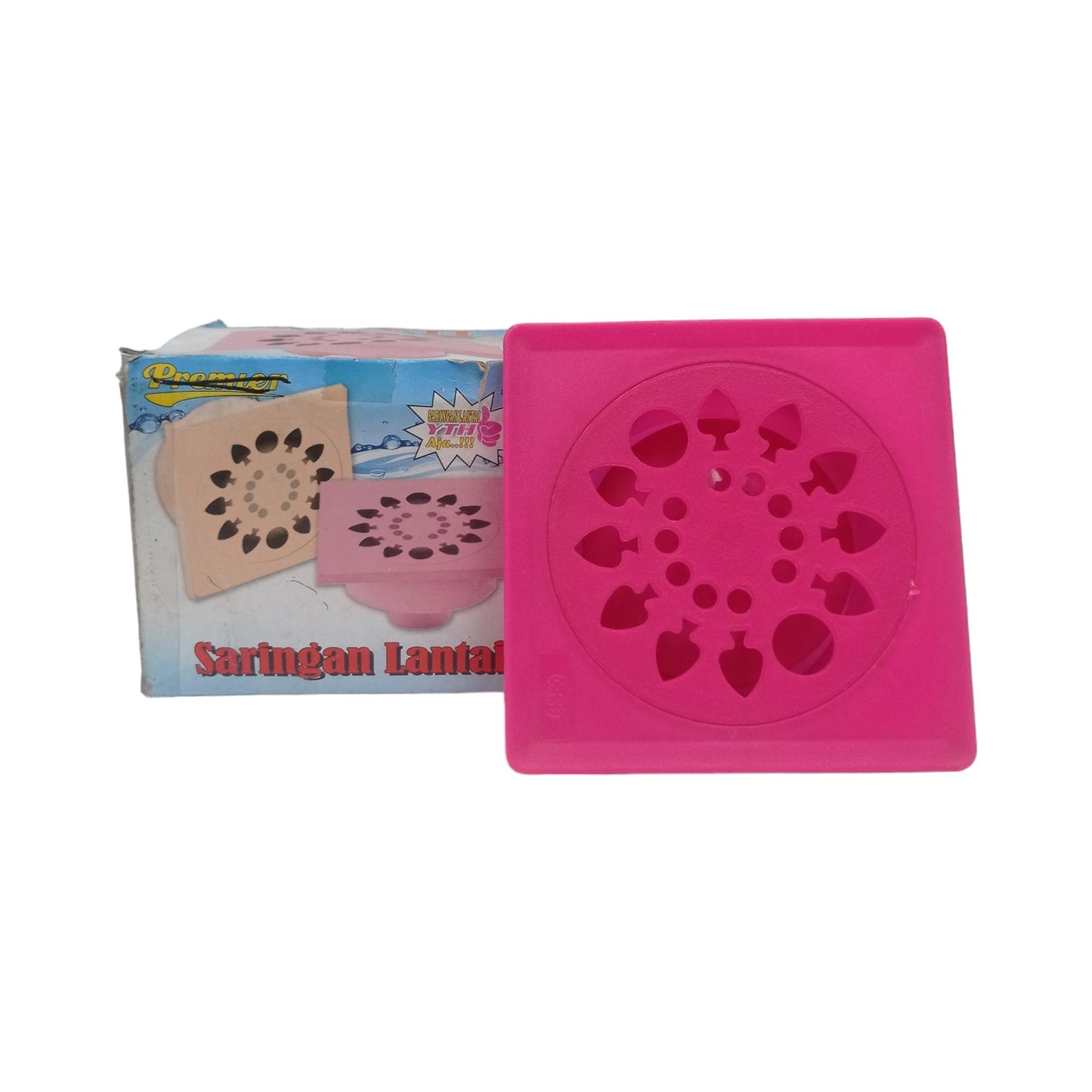 4 IN / YTH Saringan Got Leher Panjang Floor Drain PVC Pink