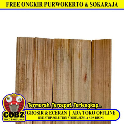 2 CM x 8 CM x 3 CM / NM List Kayu Profil Cermin Pigura Pintu Batang