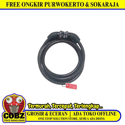 NM Gembok Sepeda Pengaman Anti Maling Model Nomer Pcs