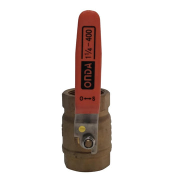 1 1/4 IN / ONDA Stop Kran Drat Dalam Ball Valve Engkol Kuningan