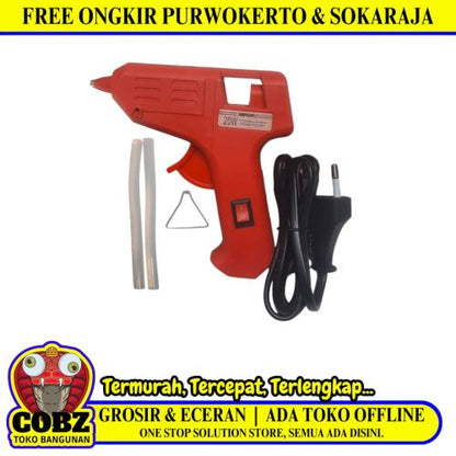 XENON Alat Lem Tembak Lilin Bakar Hot Melt Glue Gun
