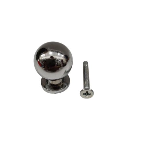 D 2 1/2 CM / COBZ Tarikan Pegangan Handle Laci Lemari Bulat SS Silver