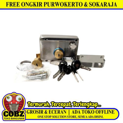 BRABUS Grendel Pintu Laci Lemari Otomatis Rim Night Latch