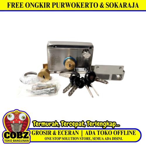 BRABUS Grendel Pintu Laci Lemari Otomatis Rim Night Latch