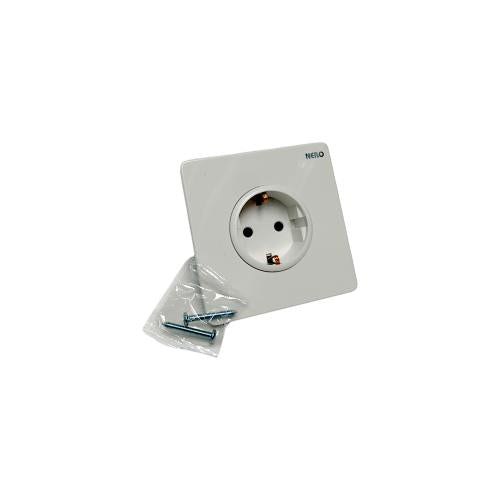 1 LUBANG / NERO X2 Stop Kontak Tanam IB Inbow + Pengaman Warna