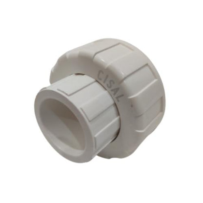 1 IN / CISAL Water Mur Moor Polos Union Socket PVC Plastik Pcs
