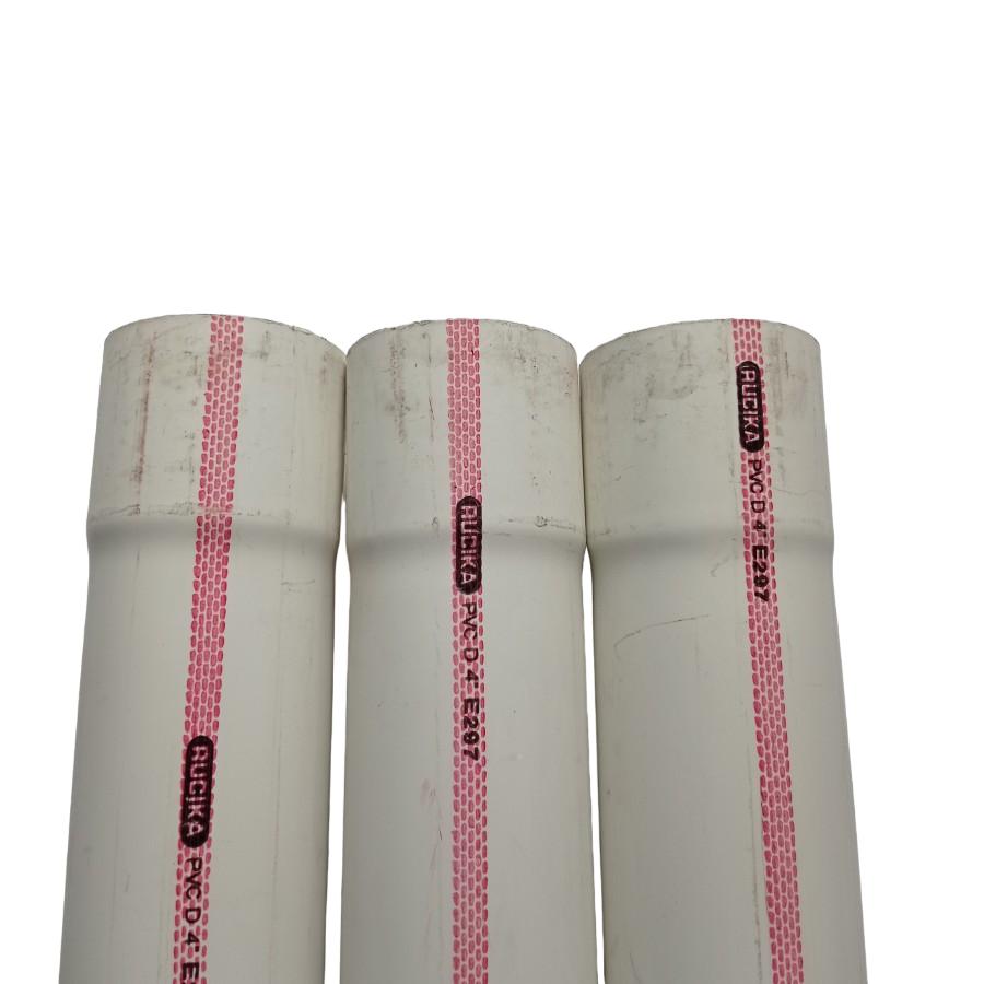 4 IN x 400 CM / RUCIKA D Lis Merah Pipa Pralon Paralon PVC Putih Batang