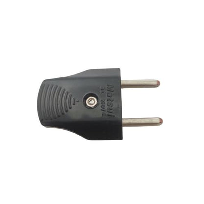 MATSUI Steker Jek Colokan Kabel Listrik Cowok Male Gepeng Hitam