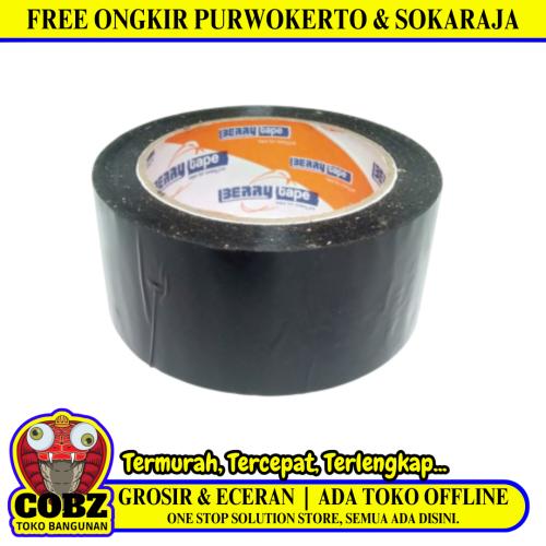 48 MM / BERRY Isolasi Selotip Lakban Stationary Tape Hitam