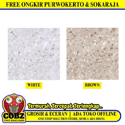 50 CM x 50 CM / PLATINUM DEXTER Keramik Lantai Teras Garasi Matte Dus