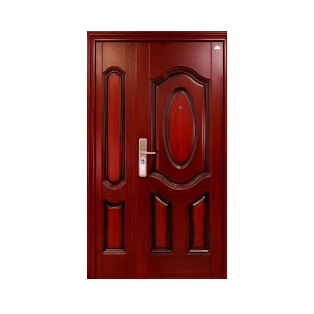 5 CM x 120 CM x 210 CM / FORTRESS FORT 120.10 MOM & SON Pintu Baja Coklat Set