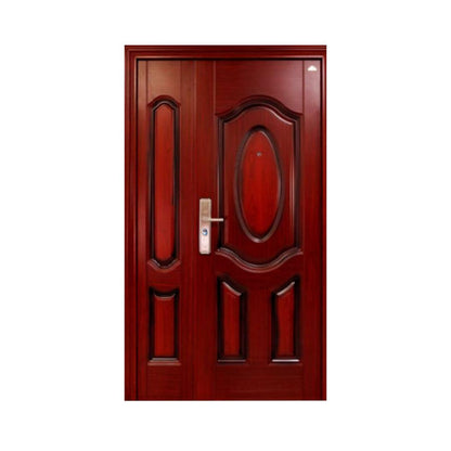 5 CM x 120 CM x 210 CM / FORTRESS FORT 120.10 MOM & SON Pintu Baja Coklat Set