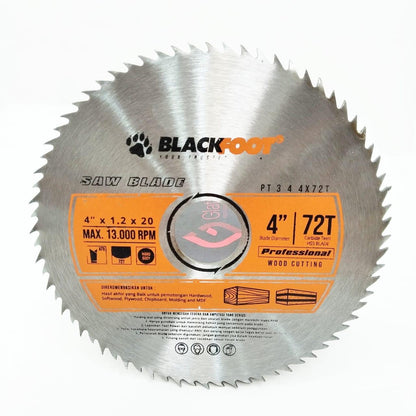 4IN x T72/BLACKFOOT Circular Saw Mata Gerinda Potong Kayu Wood Cutting
