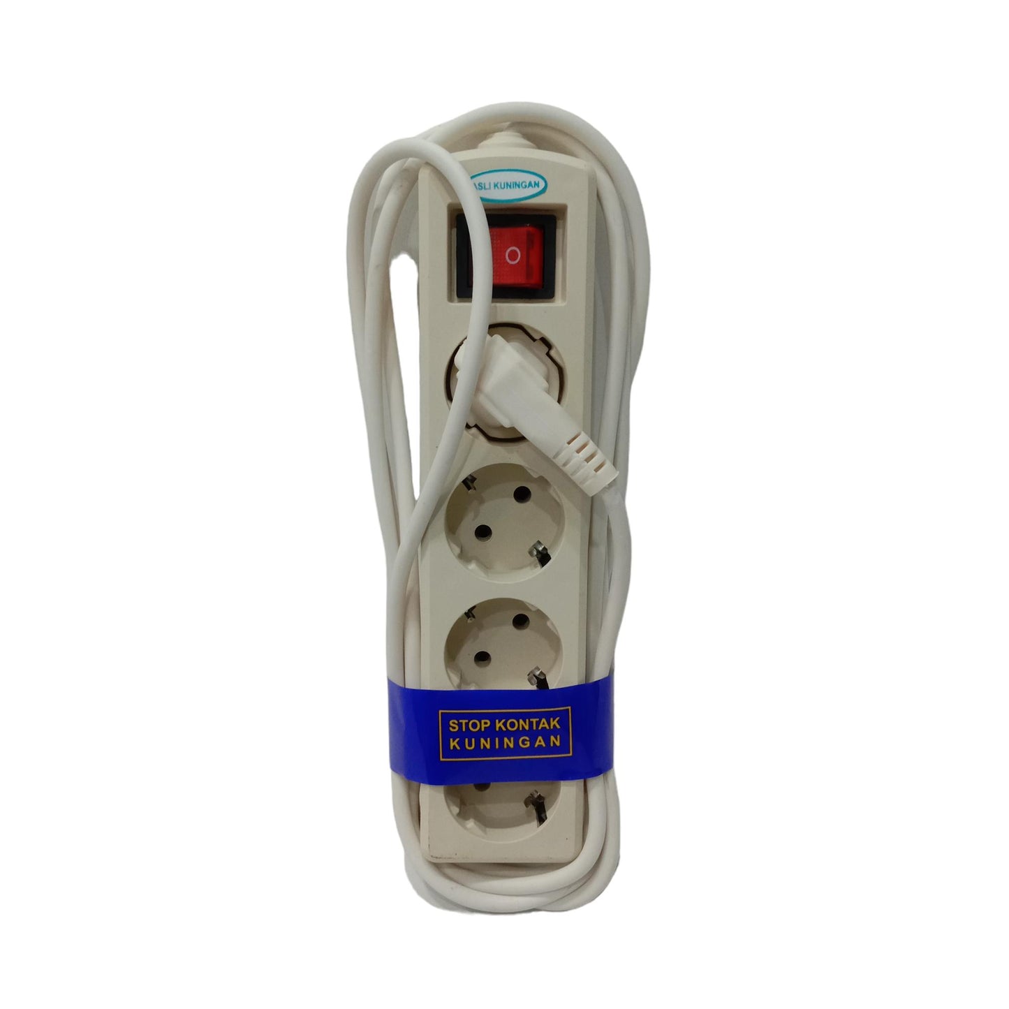 4 LUBANG x 300CM/KAWACHI STEELE Stop Kontak Colokan Terminal Kabel 3 M