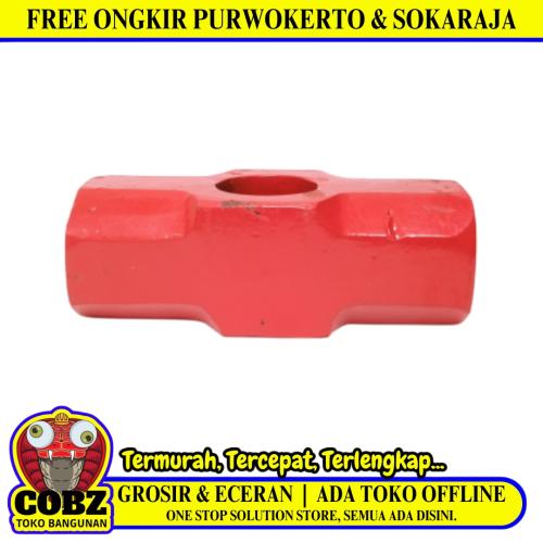 10 LB / ESLON Mata Palu Martil Bodem Batu Sledge Hammer Merah