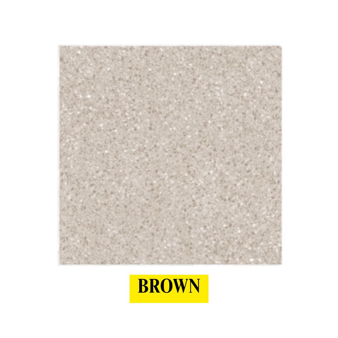 25 CM x 25 CM / ASIA TILE ROMA Keramik Lantai Matte Brown Dus