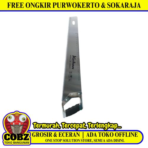 18 IN / KOKON Gergaji Kayu Pohon Tangan Hand Saw Gagang Karet