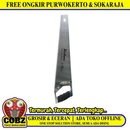 18 IN / KOKON Gergaji Kayu Pohon Tangan Hand Saw Gagang Karet