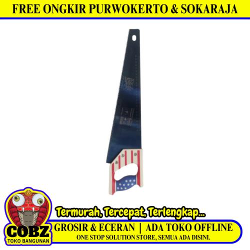 18 IN / VIPER Gergaji Kayu Pohon Tangan Hand Saw Gagang Karet