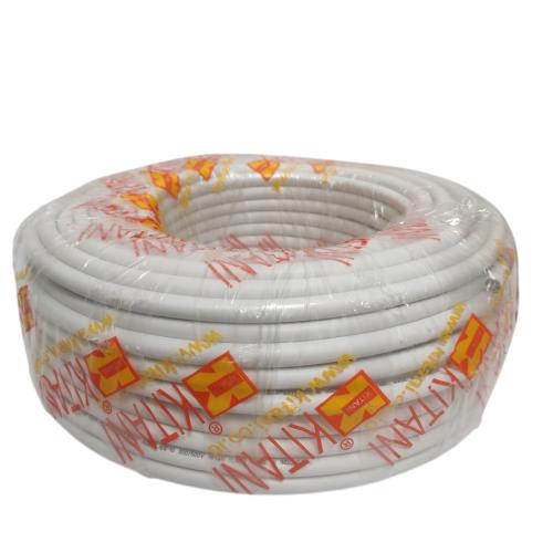 2 INTI x 1.5 MM x 50 M / KITANI NYM Tunggal Kabel Tembaga SNI Putih Roll