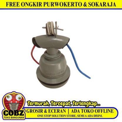 PIOLINE PWD - 2627 Fitting Lampu Gantung Taman Outdoor Jalan Abu - Abu