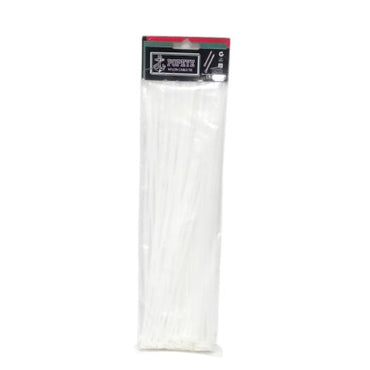 4.0 MM x 300 MM / POPEYE Kabel Cable Ties Tali Ripet 30 CM Putih Pack