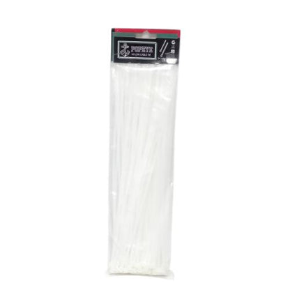 4.0 MM x 300 MM / POPEYE Kabel Cable Ties Tali Ripet 30 CM Putih Pack