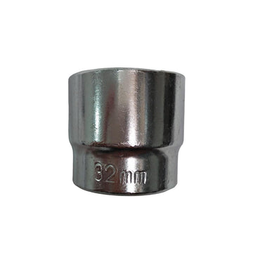 6 PT x 1/2 IN x 32 MM / TM Mata Kunci Sok Shock Socket Chrome